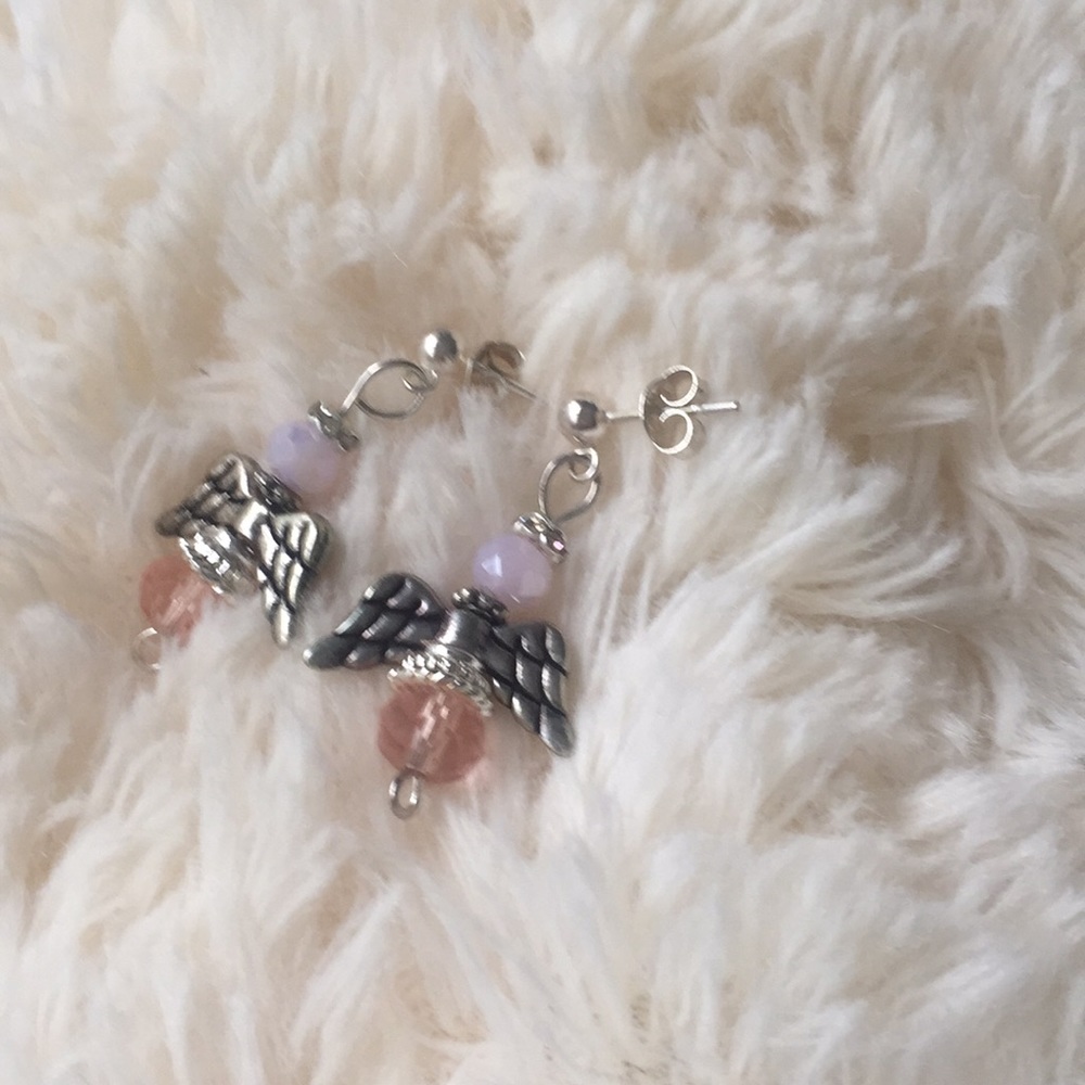 Angel earrings